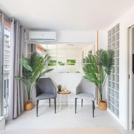 Апартаменты Frente Al Mar Con Parking Бенидорм